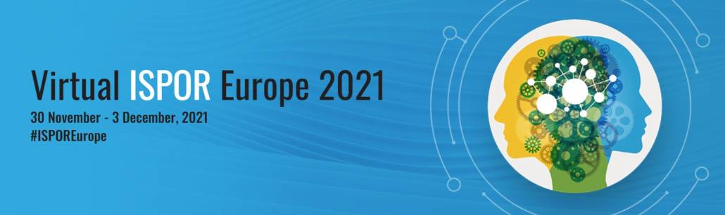 Fier d'assister au congrès virtuel ISPOR Europe 2021!